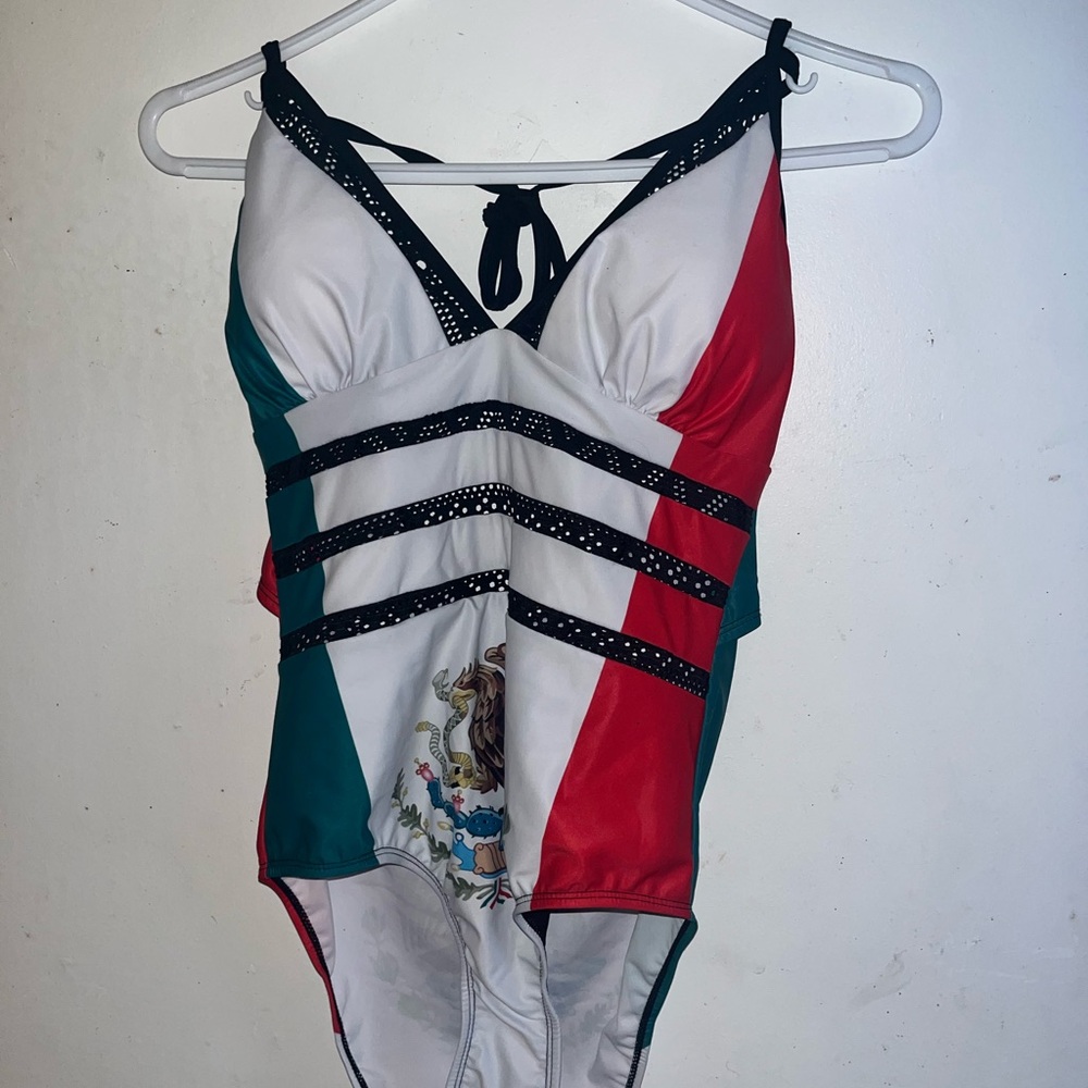 Stylish Multicolor One Piece Swimsuit